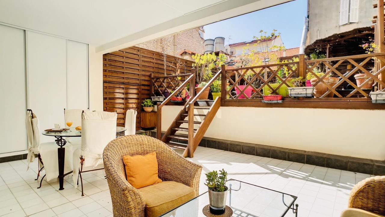 Cannes : Superbe Terrasse Rue D'Antibes Exterior foto